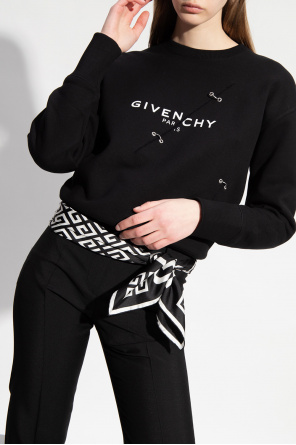 Black Sweatshirt with logo Givenchy SchaferandweinerShops Tonga Givenchy Kids T shirt Shadow con stampa Nero